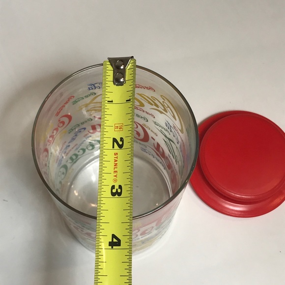 Vintage Coca-Cola Glass Canister with lid y2k retro - Picture 4 of 4